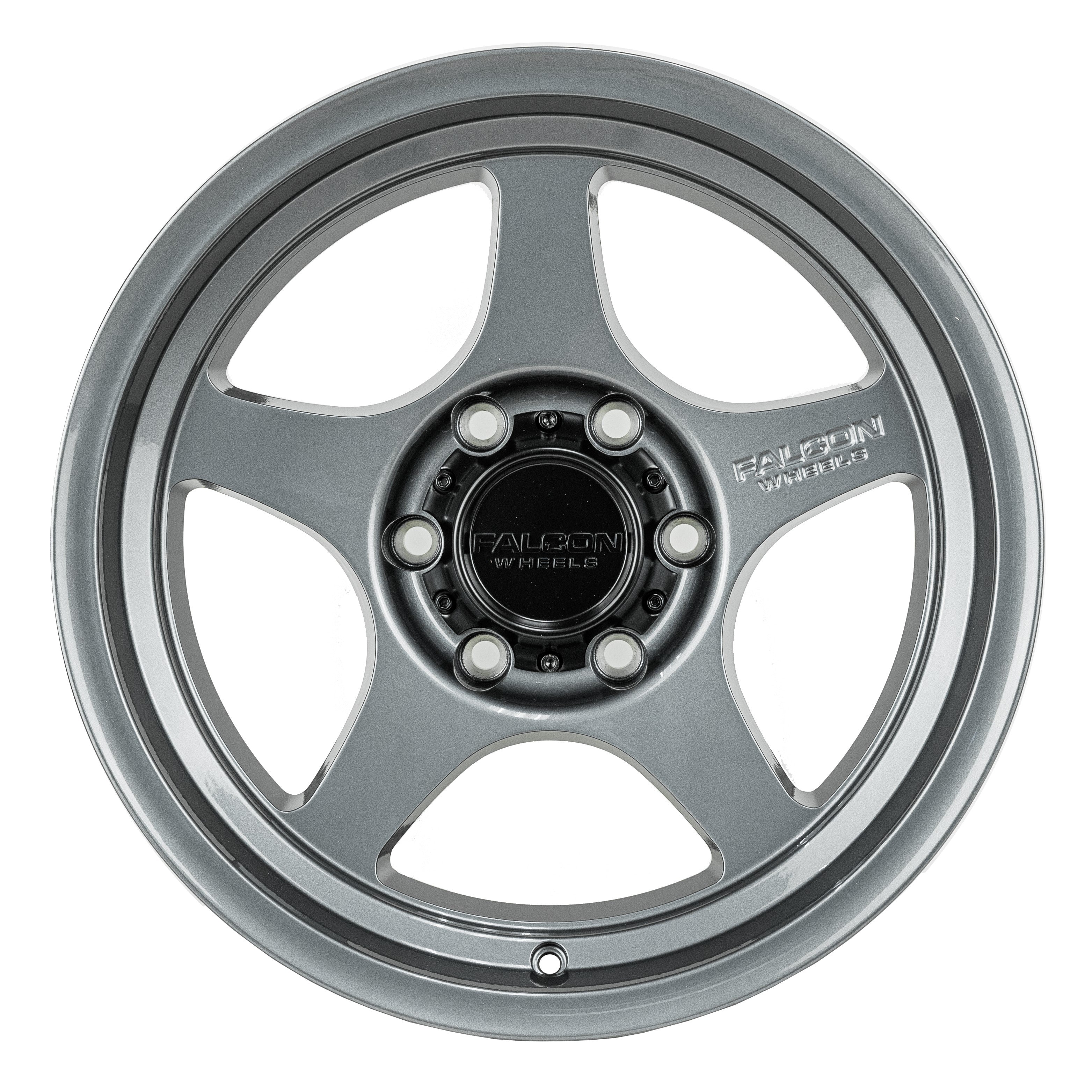 T2 - Gloss Gunmetal 17x9 - Premium Wheels from Falcon Off-Road Wheels - Just $270! Shop now at Falcon Off-Road Wheels 