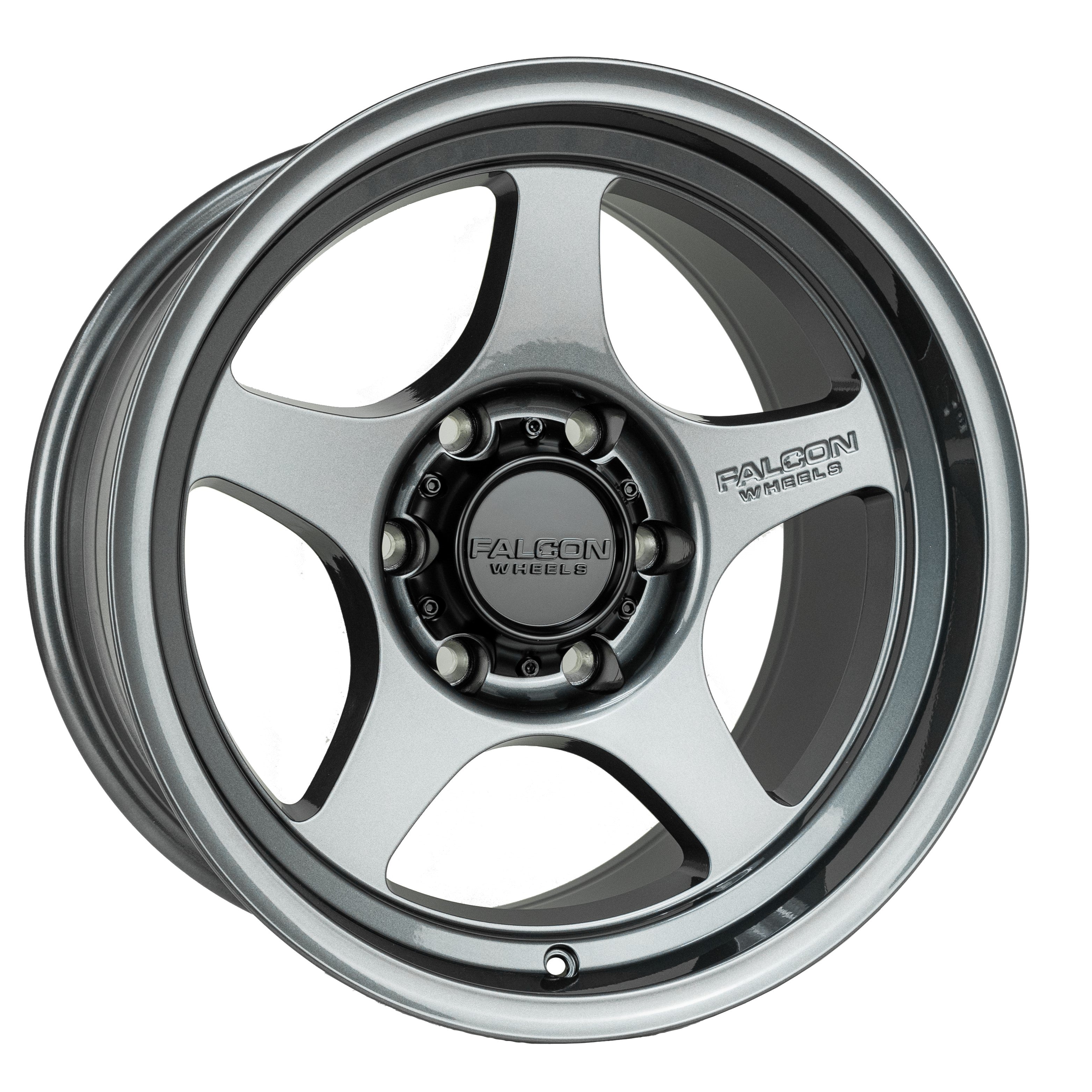 T2 - Gloss Gunmetal 17x9 - Premium Wheels from Falcon Off-Road Wheels - Just $270! Shop now at Falcon Off-Road Wheels 