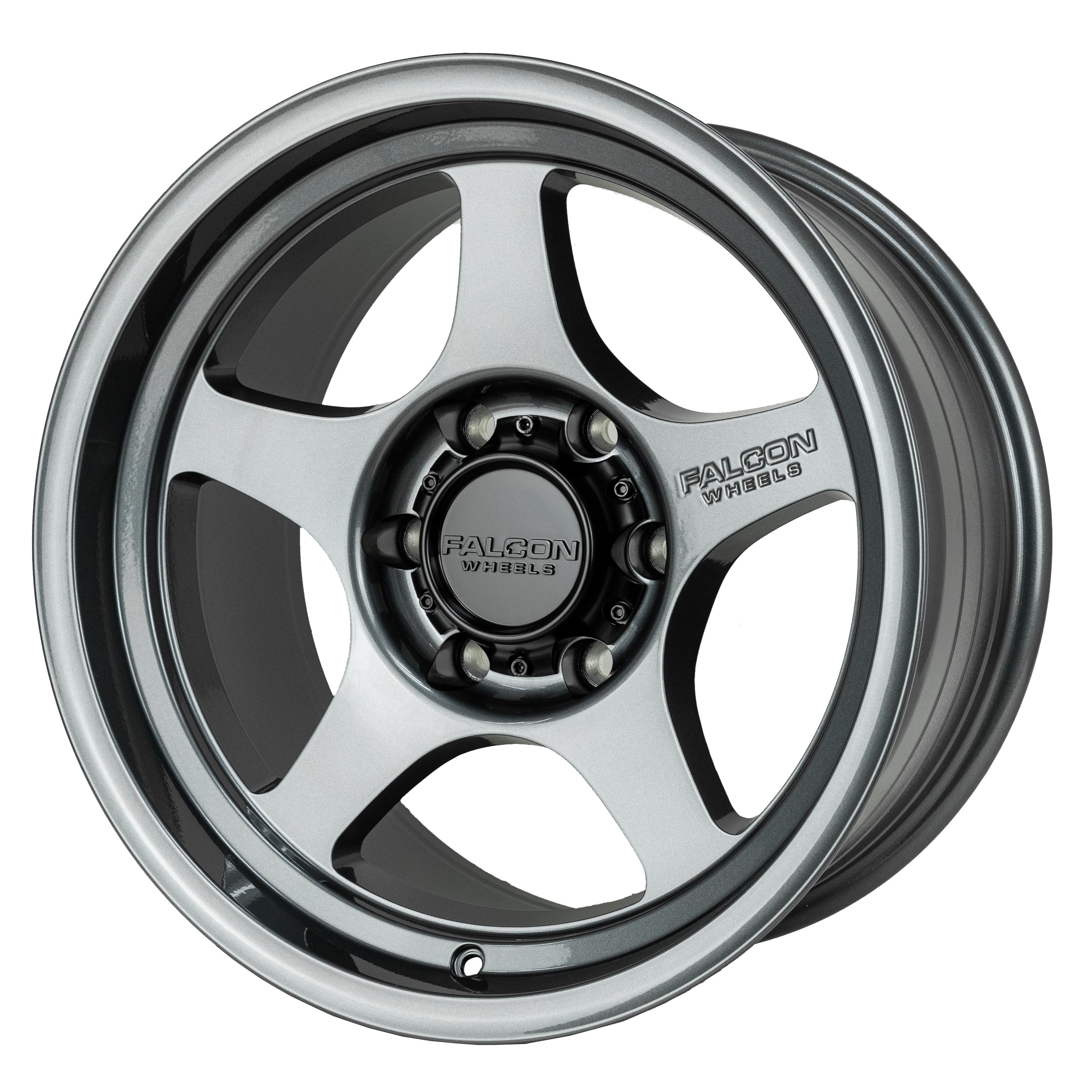 T2 - Gloss Gunmetal 17x9 - Premium Wheels from Falcon Off-Road Wheels - Just $270! Shop now at Falcon Off-Road Wheels 