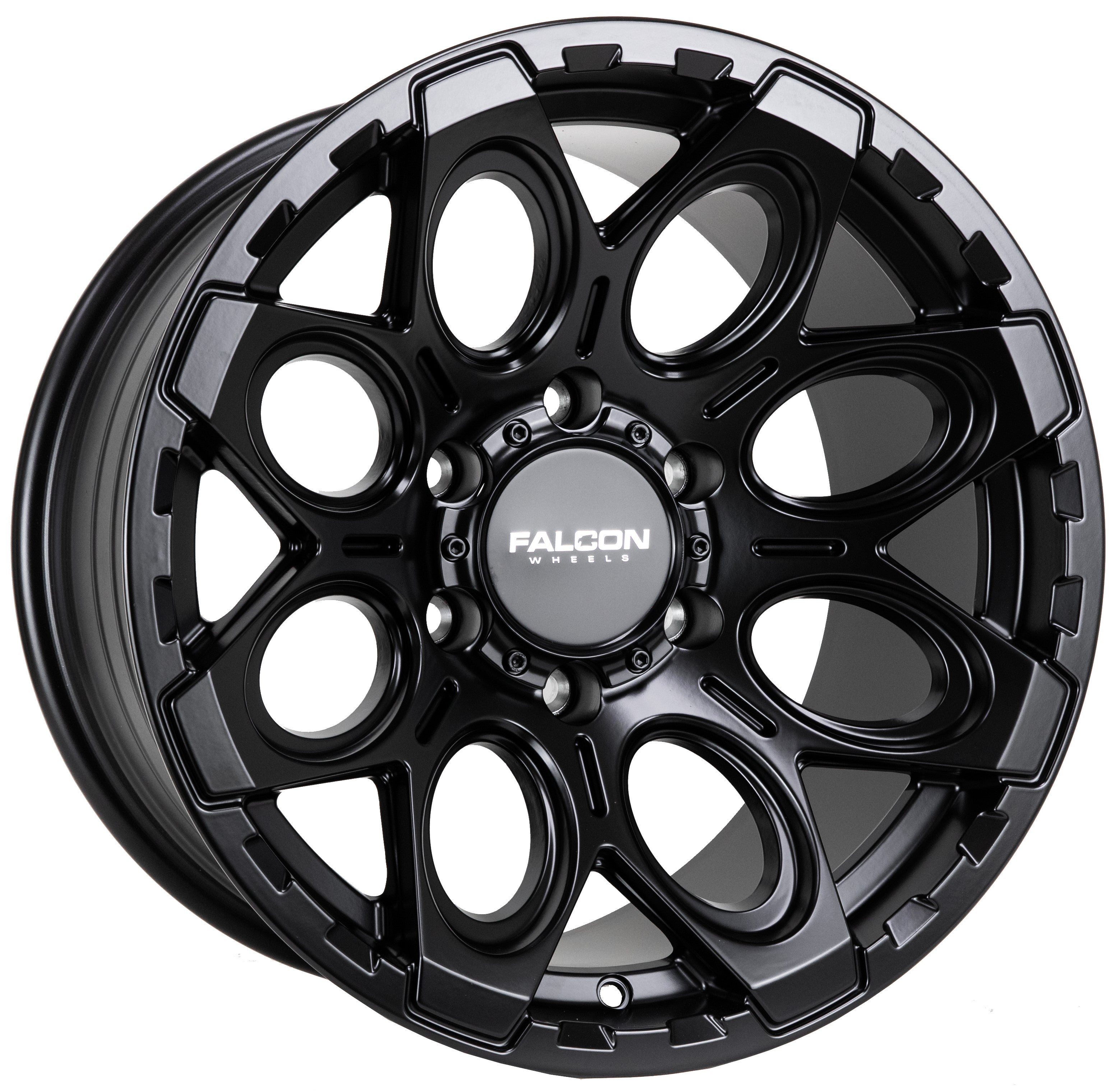 T6 - Matte Black 17x9 - Premium Wheels from Falcon Off-Road Wheels - Just $255! Shop now at Falcon Off-Road Wheels 