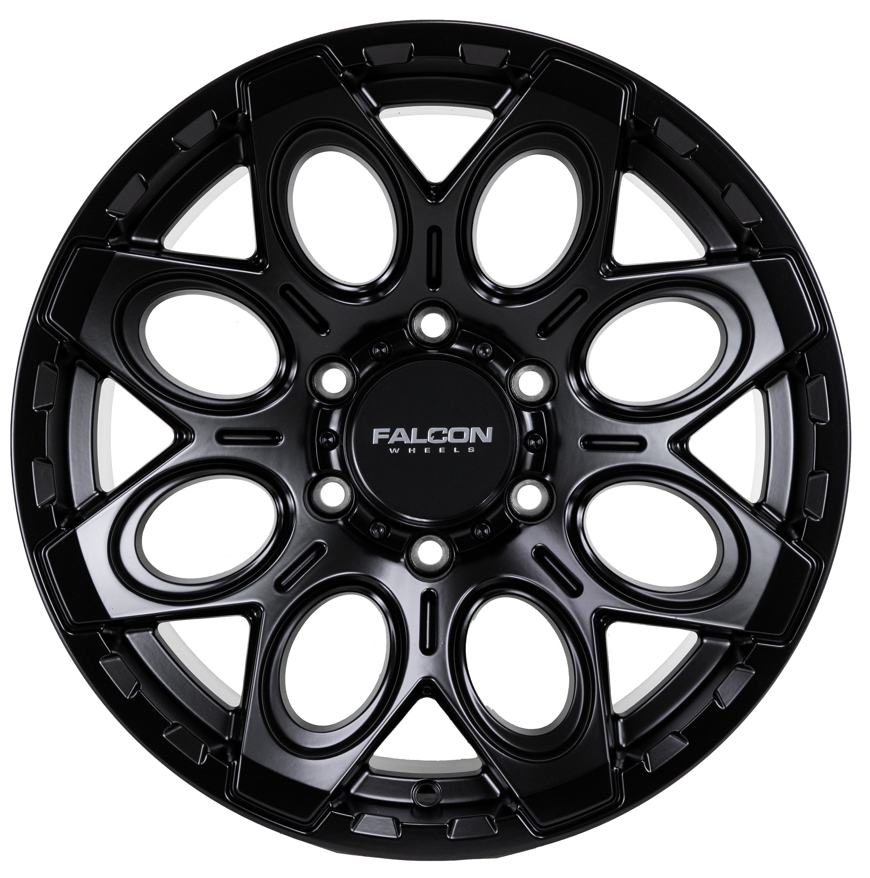 T6 - Matte Black 17x9 - Premium Wheels from Falcon Off-Road Wheels - Just $255! Shop now at Falcon Off-Road Wheels 