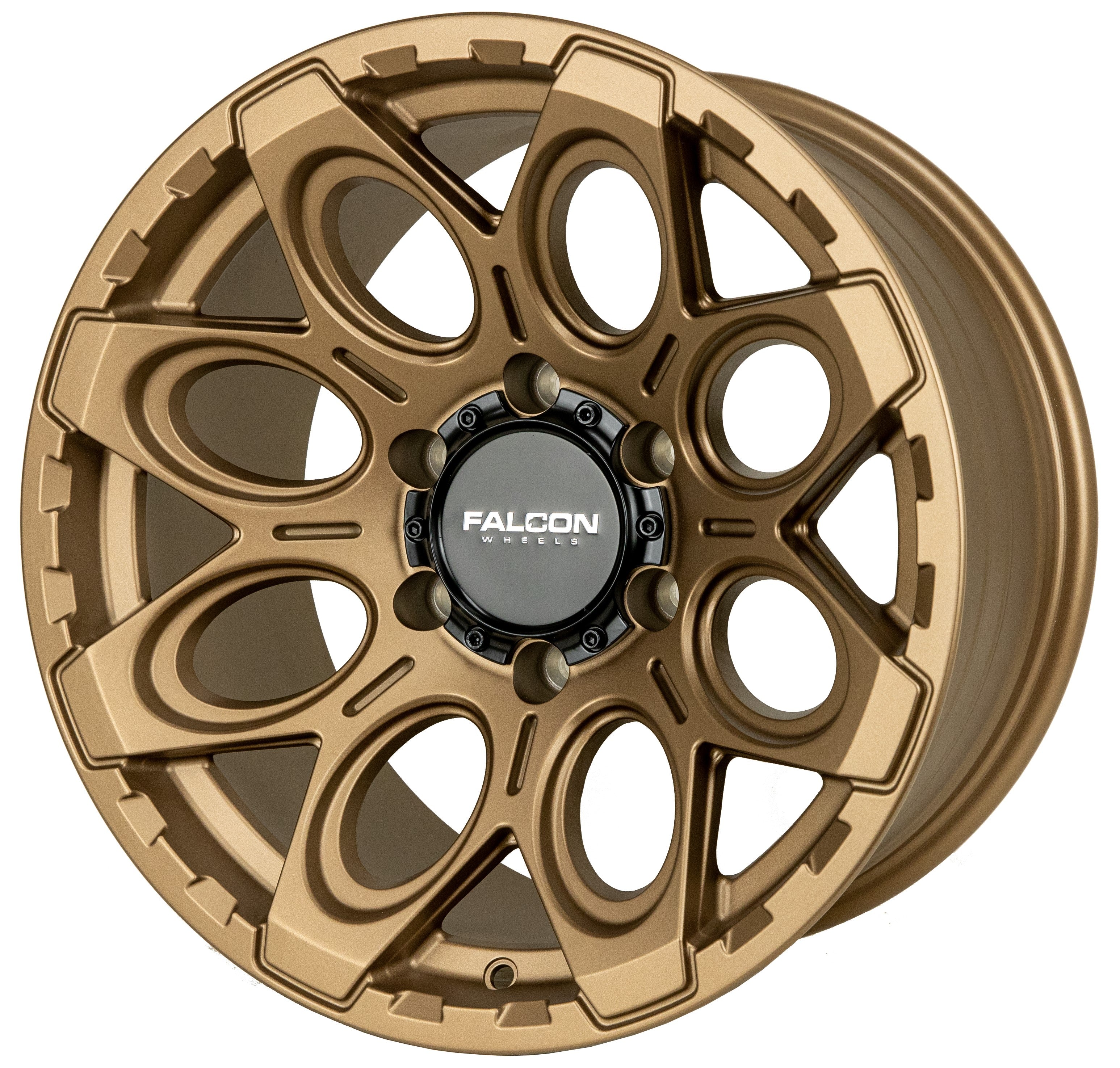 T6 - Matte Bronze 17x9 - Premium Wheels from Falcon Off-Road Wheels - Just $270! Shop now at Falcon Off-Road Wheels 