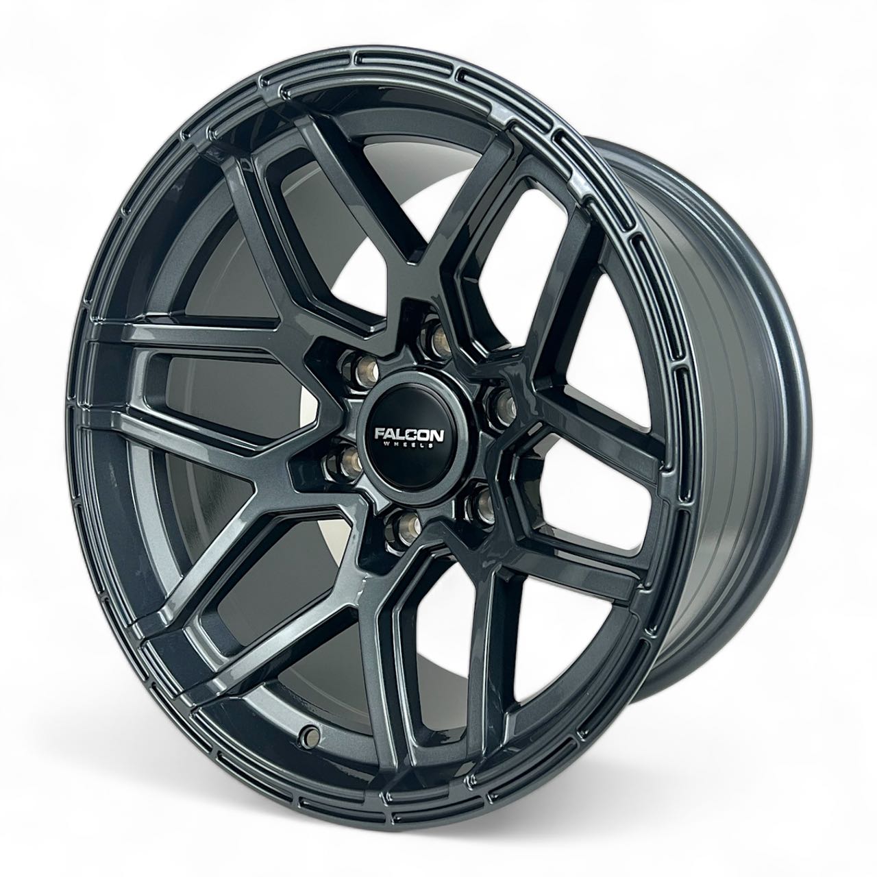 T9 Atlas -Gloss Gunmetal - Premium Wheels from Falcon Off-Road Wheels - Just $295! Shop now at Falcon Off-Road Wheels 