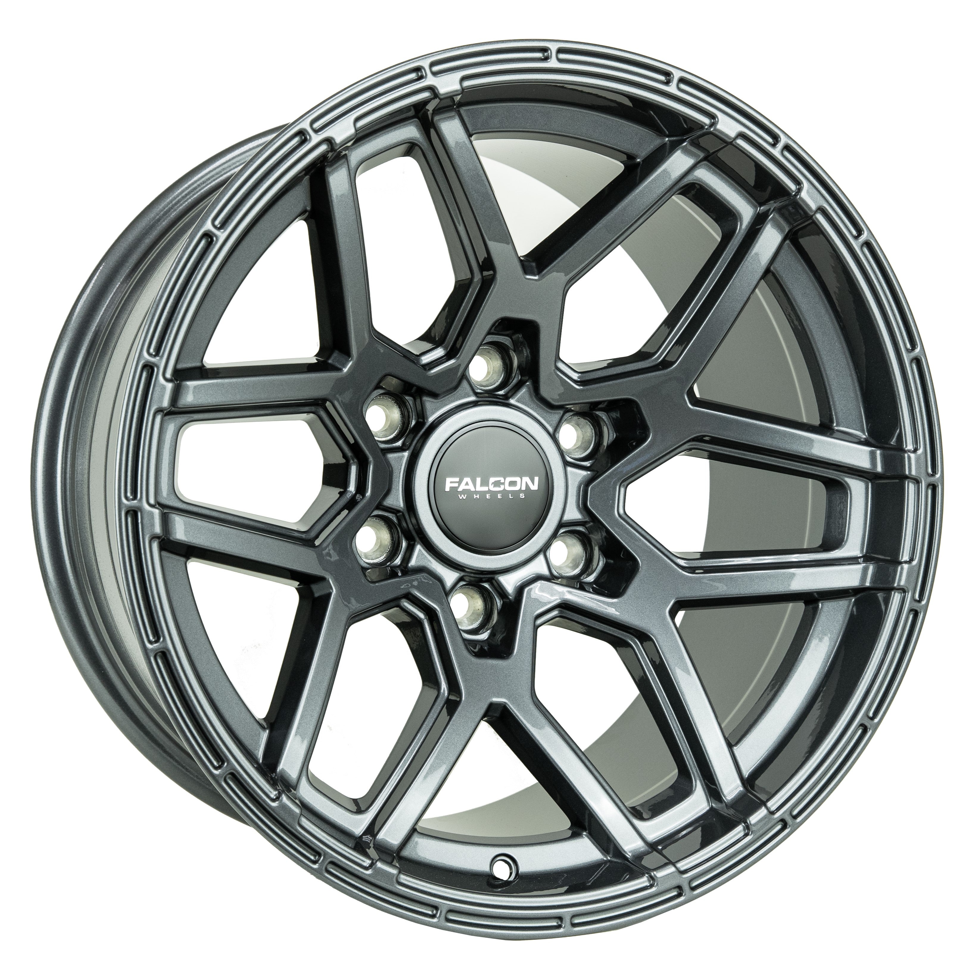 T9 Atlas -Gloss Gunmetal 17x9 - Premium Wheels from Falcon Off-Road Wheels - Just $285! Shop now at Falcon Off-Road Wheels 