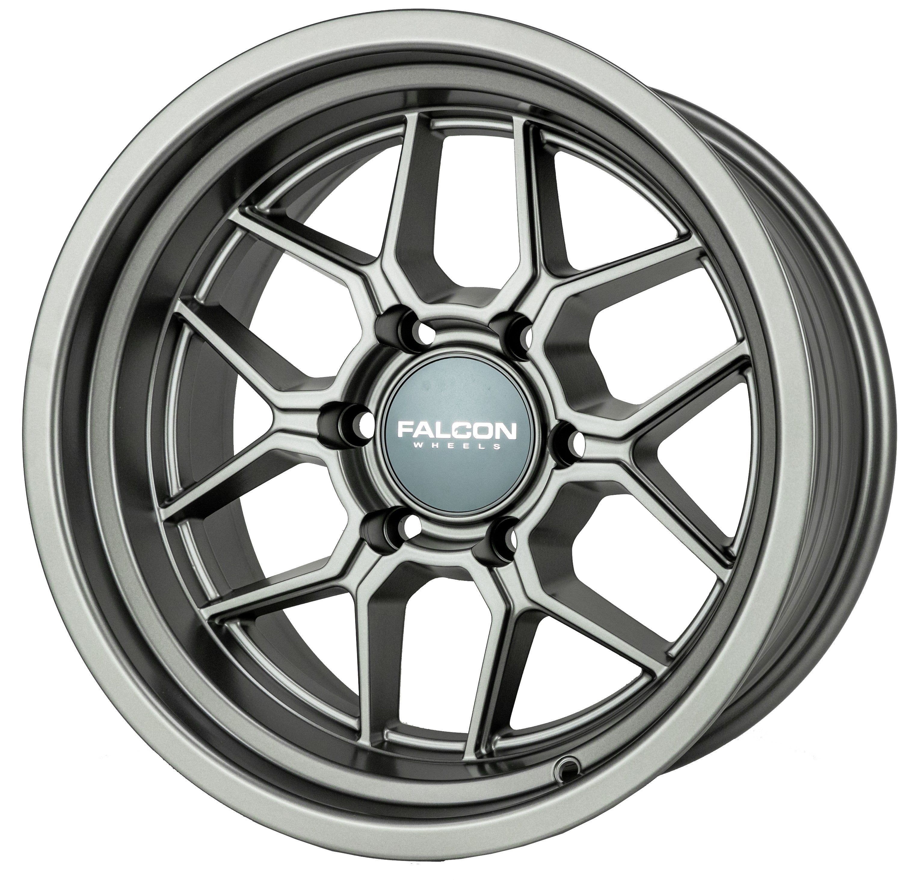 TX1 - Apollo Matte Gunmetal 17x9 - Premium Wheels from Falcon Off-Road Wheels - Just $295! Shop now at Falcon Off-Road Wheels 